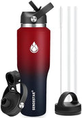 SENDESTAR 40oz Water Bottle Wide Mouth Stainless Steel Vacuum