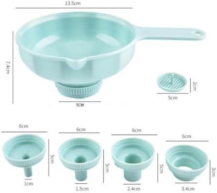 Food Grade Liquid Remover Kitchen Funnel Set with Removable Filter