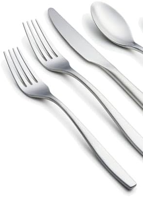 Cambridge Averie Satin 20-Piece 18/0 Silverware Set for 4, Flatware