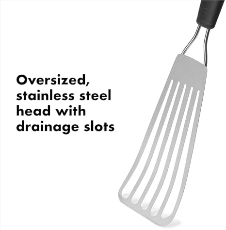 OXO Good Grips Slotted Fish Spatula Stainless Steel, Fish Turner