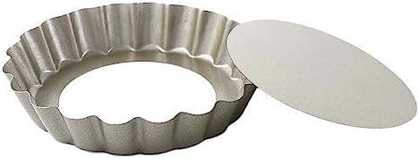 6pcs/set 4inch Tart Pan, Removable Bottom Mini Pie Muffin Cupcake Pans