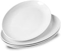 16 Inch Serving Platters Set of 4, Porcelain Large Oval Dinner Plates