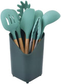 Glad Silicone Kitchen Utensils Set, 8pcs - Nonstick Cooking Tools with