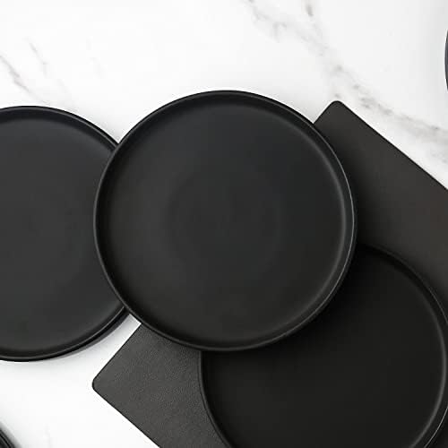 Stone Lain Coupe - Celina Stoneware Round Dinner Plates Set, 4-Piece