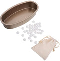 500g Ceramic Pie Crust Weights Baking Stone Set for Bread Pastries