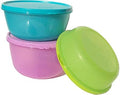 Tupperware Deluxe Modular Nesting Bowls Medium Set of 3