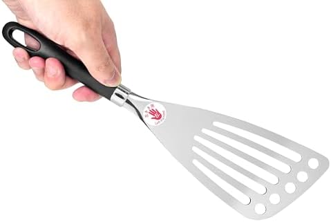 Left Handed Fish Spatula Stainless Steel Egg Flipper 12”