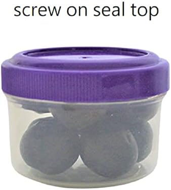 Twist Top 4-Pack Condiment Cups with Lids – 1.18 oz BPA-Free Mini