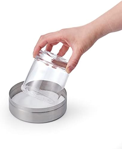 Houdini H4-013904T Glass Rimmer, 5 Inch Diameter, Stainless Steel,0.25