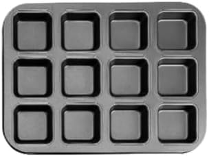 Brownie Pan with Dividers, All Edges Square Cupcake Brownie Pans, Non