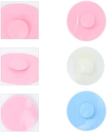 PATKAW 5pcs Silicone Sink Drain Stopper Set with Suction Closure for