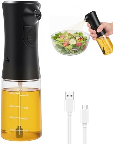 Electric Olive Oil Sprayer and Dispenser Bottle