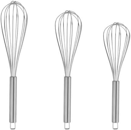 Keewah Whisk Set - 9”, 11”, 13” - Stainless Steel