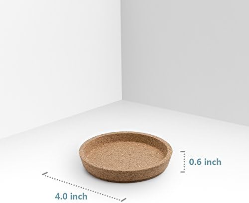 Sweese Cork Coasters - 4 Inch Perfect for Most Kind of Mugs - Protect