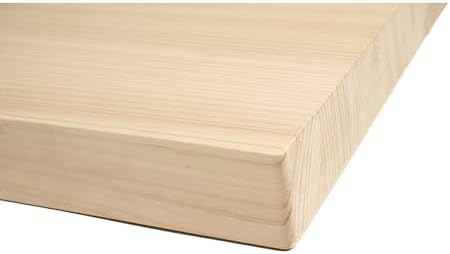 BOUMBI Hinoki Wood Cutting Board, 35.4 x 15.4 x 1.8 inches