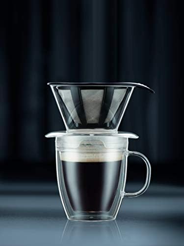 Bodum 12oz Pour Over Coffee Dripper Set w/Double Wall Mug and Reusable