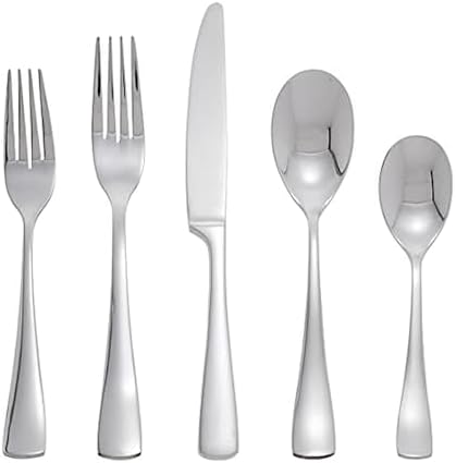 Mikasa 5084413 Serena 20-Piece Stainless Steel Flatware Set, Service