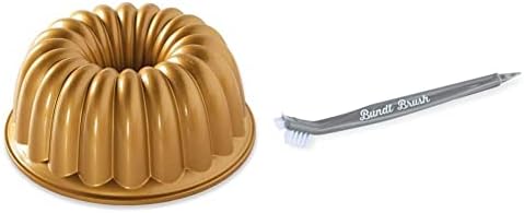 Nordic Ware Elegant Party Bundt Pan, 22.3 x 9.3 cm, Gold Ultimate