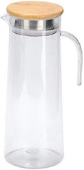 Acrylic 1.2L Water Pitcher with Lid, Transparent Juice Bottle Beverage