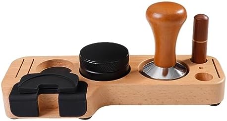 Espresso Tamping Stand Set with 51mm Tamper Distributor and Stirrer