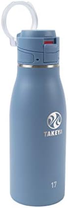 Takeya Traveler Stainless Steel Travel Coffee Mug with Flip-Lock Lid