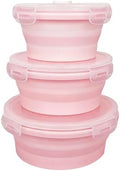 Foldable and Silicones Sealed Food Holders Set Outdoor Meal Carriers