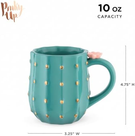 Pinky Up Cactus Ceramic Coffee Mugs, Tea Cups, Travel Mug, Latte Cup