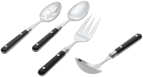 Ginkgo Le Prix Black 4-Piece Hostess Set