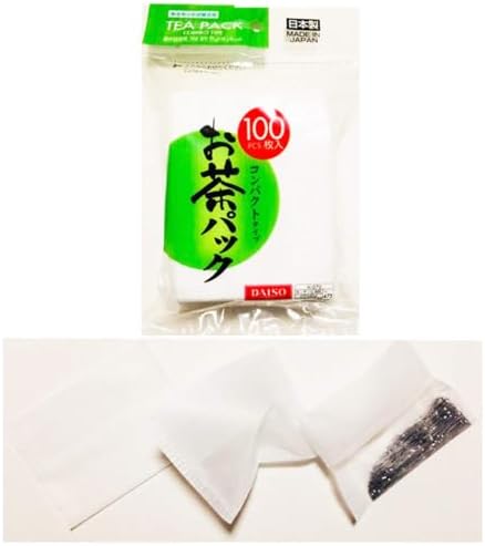 3x100pcs Disposable Filter Bags for Loose Tea -Hard type