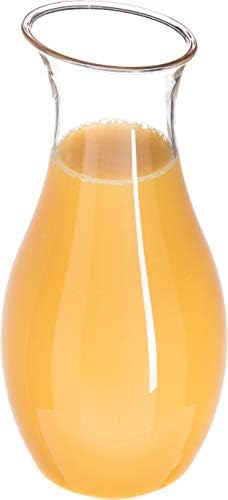 Carlisle Plastic Carafe, 1.5 L, Water, Juice and Wine, Clear