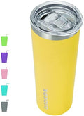 BJPKPK 20 oz Skinny Tumbler with Lid, Stainless Steel Insulated Coffee