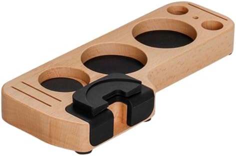 Coffee Powder Tamper Base Stand Wooden Holder for Espresso Tools