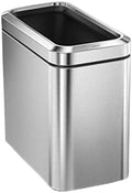 simplehuman 25L Commercial Stainless Steel Open Trash Can