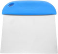 Stainless Steel Dough Cutter and Scraper with Blue Plastic Handle