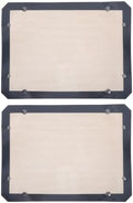 Zerodeko 2pcs Reusable Oven Baking Sheet: Silicone Baking Mat Non