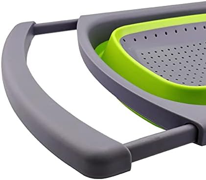 Alnicov Silicone Collapsible Colander,Colander Strainer Over The Sink
