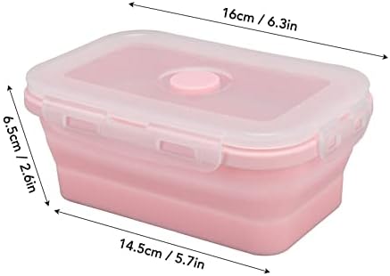 Collapsible Bowl Silicone Food Storage Containers Lunch Box Safe