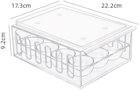 Refrigerator Egg Holder - Stackable 12/18 Egg Tray for Countertop