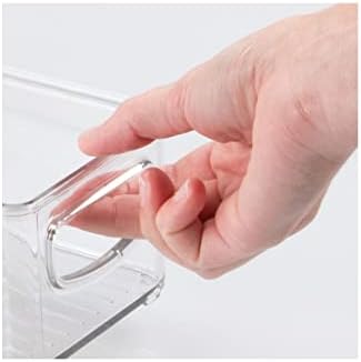 mDesign Small Stackable Pantry Storage Bins, 6 Pack