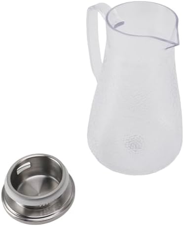 Qiilu Durable Glass Water Pitcher with Lid for Fridge – 1500ml Acrylic