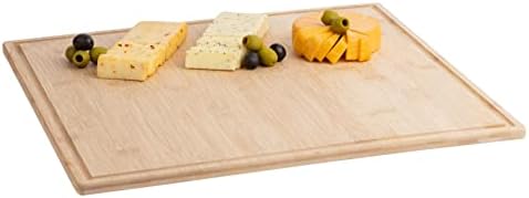 Bamboo Cutting Boards for Kitchen - Wood Cutting Board with Juice