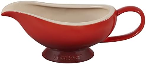 Le Creuset Heritage Stoneware Gravy Boat, Cerise