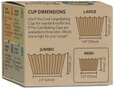 If You Care Unbleached Cupcake Liner Baking Cups - 24 Pack of 90-Count
