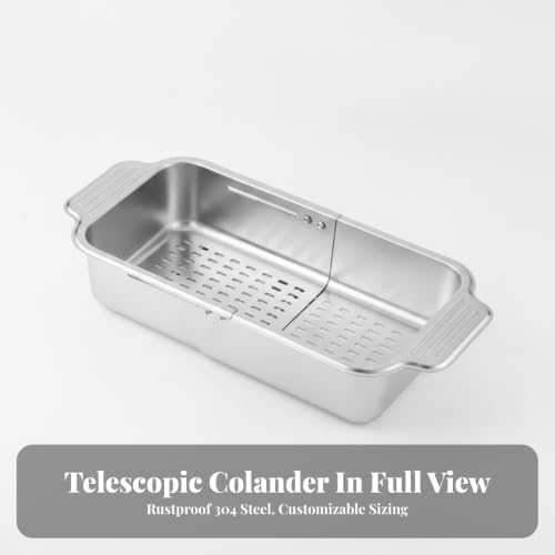 Sink Colander, S, Telescopic