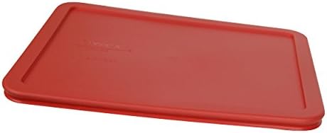 Pyrex 7212 11-Cup Glass Dish with Red Lids, 4-Pack