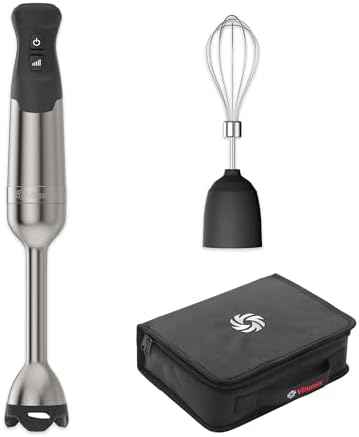 Vitamix 5-Speed Immersion Blender 3-Piece Bundle, Stainless