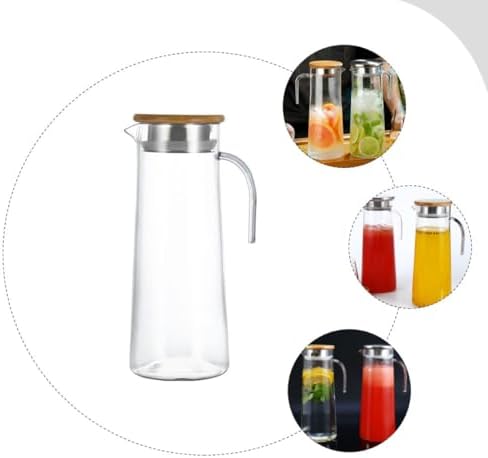 Acrylic Water Pitcher 1.2l with Lid for Milk and Wine