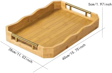 Serving Tray Rectangular Platter Food Storage Cupcake Multipurpose