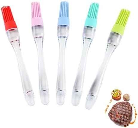 Silicone Basting Brushes 4 Piece Set for Baking and Barbecue Grilling