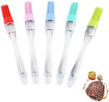 Silicone Basting Brushes 4 Piece Set for Baking and Barbecue Grilling